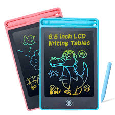 6.5" LCD Writing Tablet Multicolor Screen Writing Erasable Writing Board - Toynix