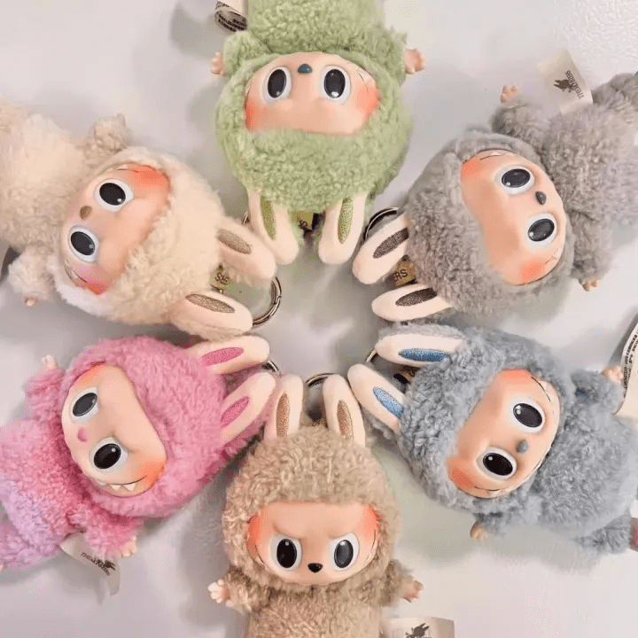 Labubu Macaron Monster Keychain Blind Box (Random Character) - 1 PC - Toynix