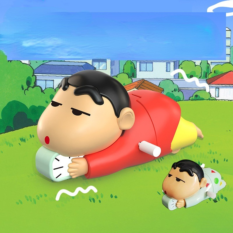 Anime Cartoon Crayon Shin-chan Crawling Toy for Babies