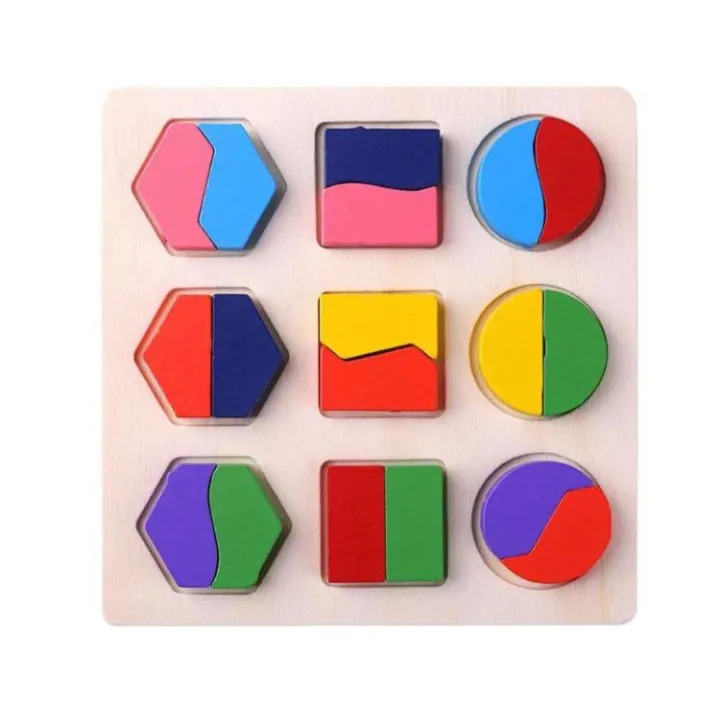 Wooden Shapes Educational Toy For Kids