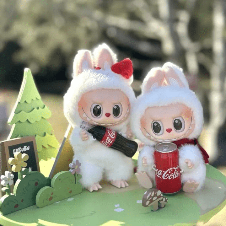 Labubu Monster Coca - Cola Series Plush Keychain Blind Box - 1 PC - Toynix
