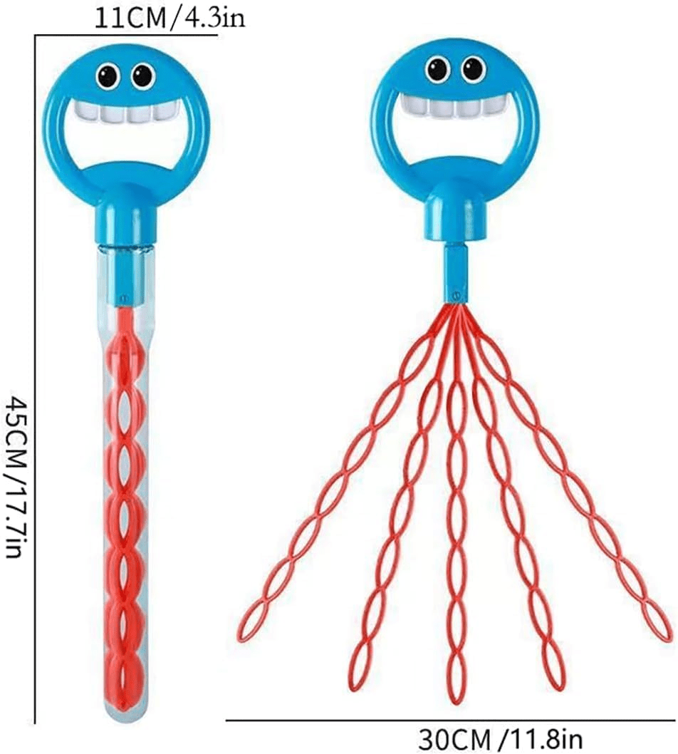 32 Hole Smiling Face Bubble Stick For Kids - Toynix