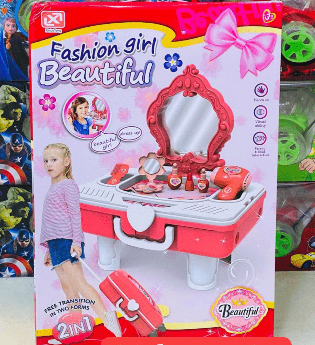 2 in 1 Draw - Bar Box Dressing Table Toys - Toynix