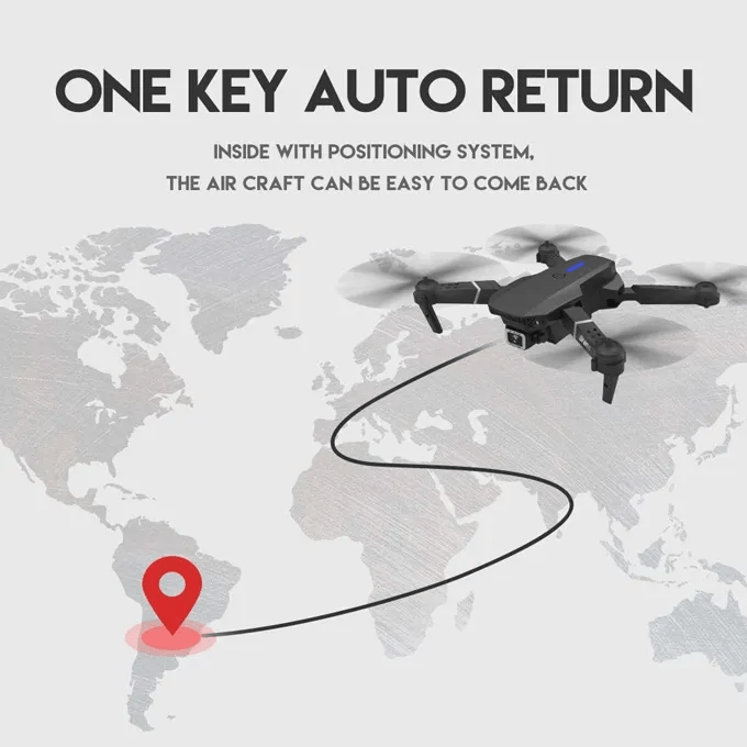 E88 PRO Drone with Dual Camera & LED Lights - Toynix