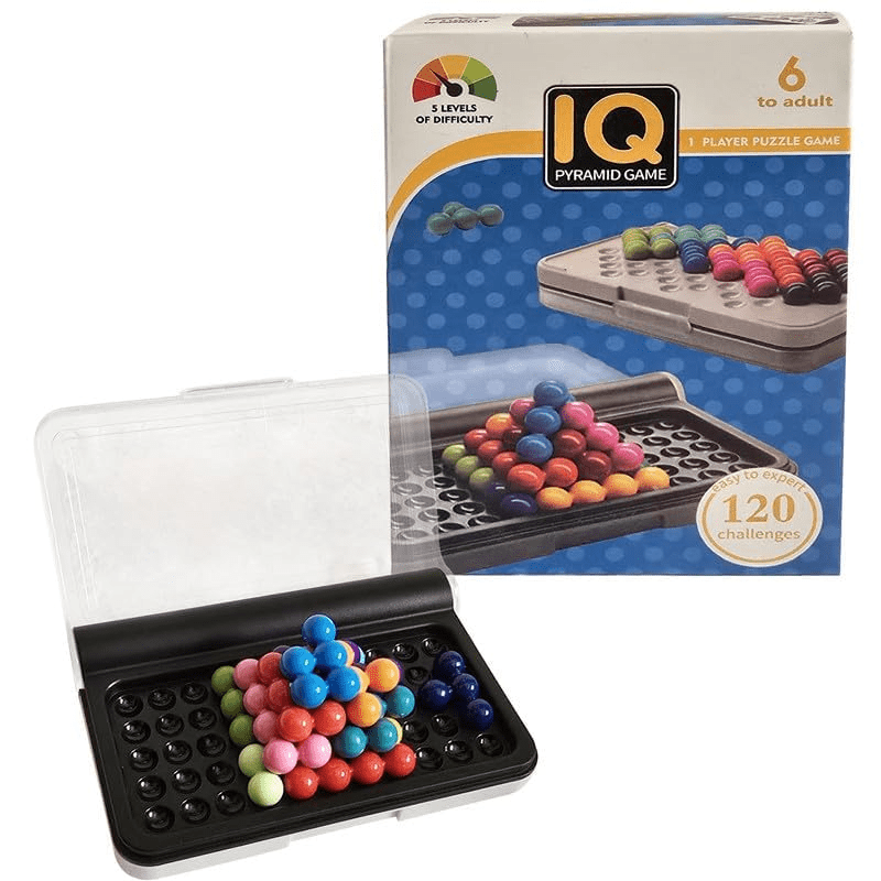 3D IQ Brain Puzzle Game for Kids 120 Challenges - Toynix