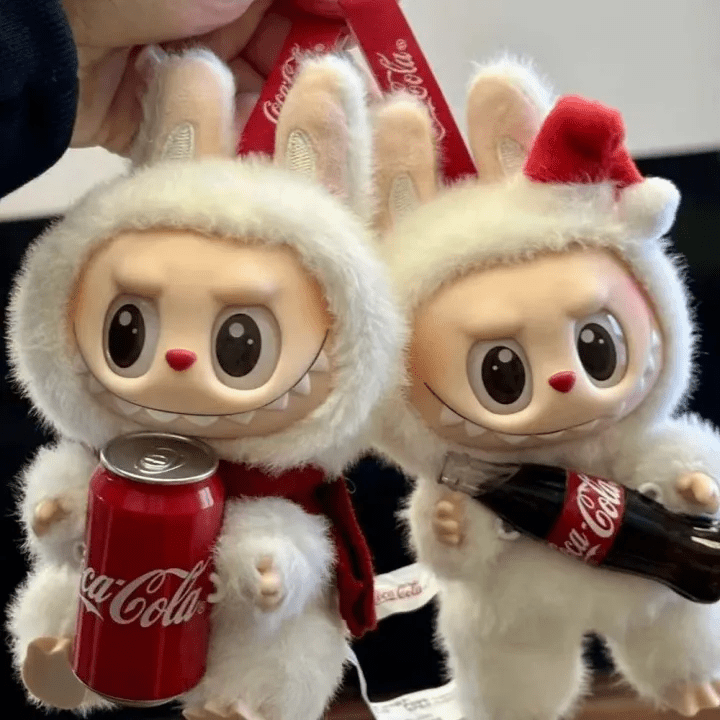 Labubu Monster Coca - Cola Series Plush Keychain Blind Box - 1 PC - Toynix