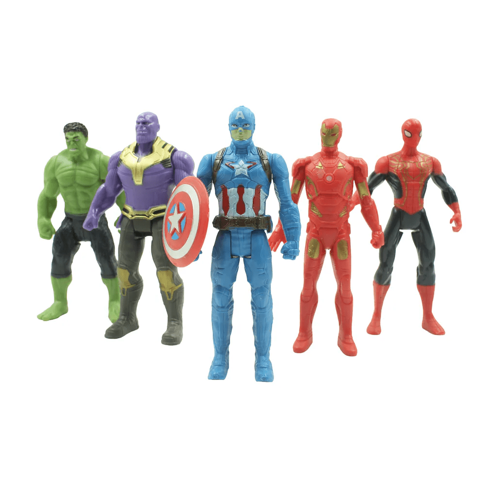 Avengers Endgame Super Hero Action Figure Toy for Kids (Pack of 5) - Toynix