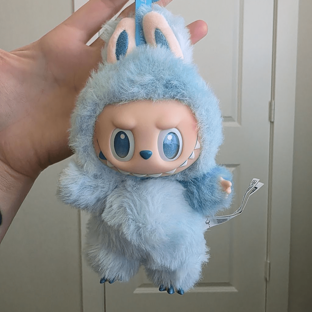 Labubu Big Into Energy Monster Plush Keychain - 1 PC (Blue) - Toynix