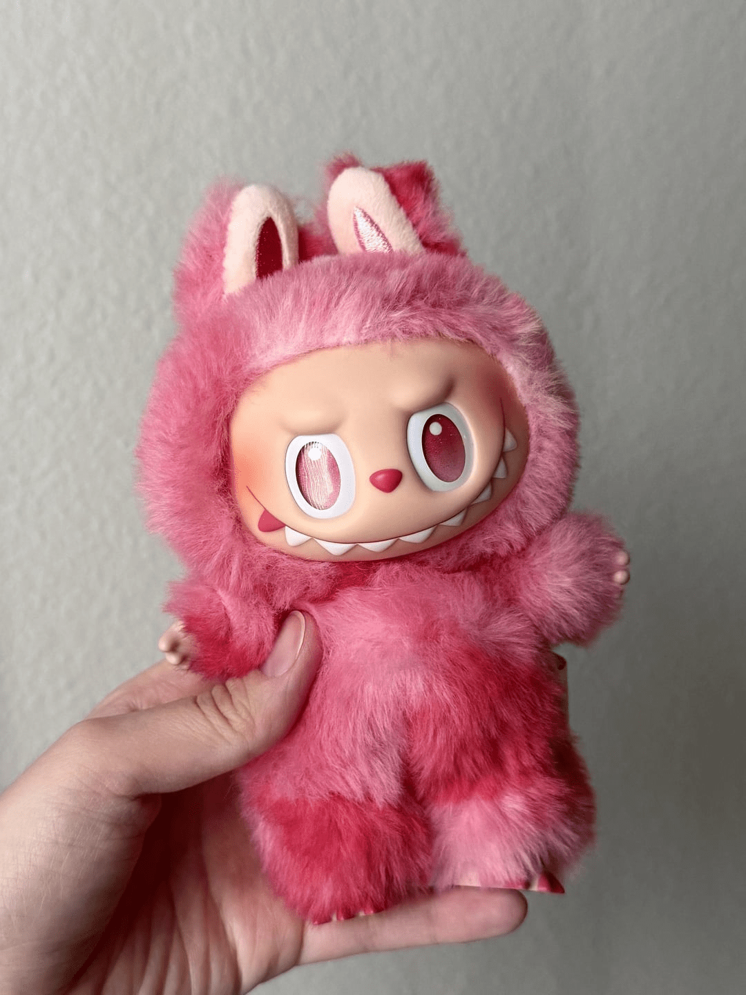 Labubu Big Into Energy Monster Plush Keychain - 1 PC (Red) - Toynix