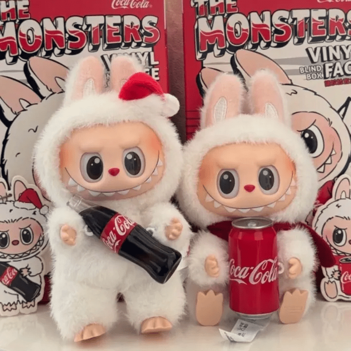 Labubu Monster Coca - Cola Series Plush Keychain Blind Box - 1 PC - Toynix