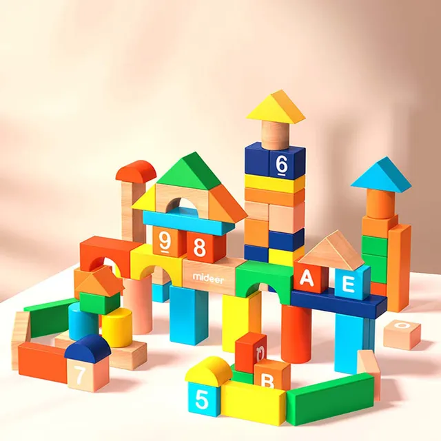 102 Pcs Number & Alphabet Building Blocks