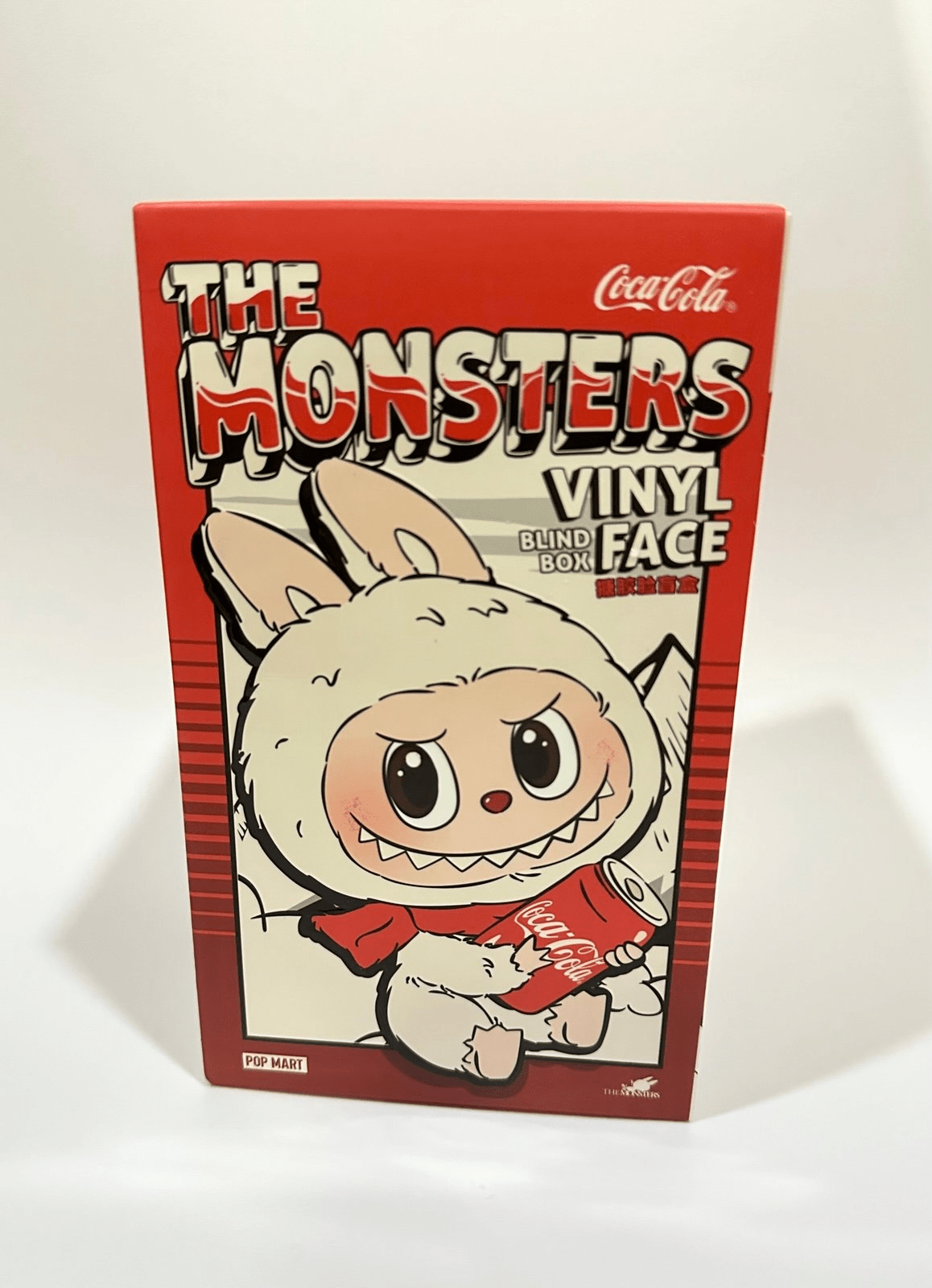Labubu Monster Coca - Cola Series Plush Keychain - 1 PC (Gray) - Toynix