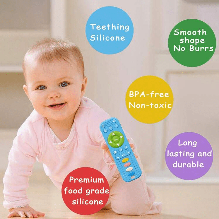 Silicone Remote Control Teething Toy - Toynix