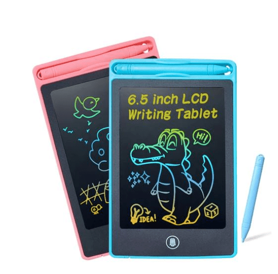 6.5" LCD Writing Tablet Multicolor Screen Writing Erasable Writing Board - Toynix