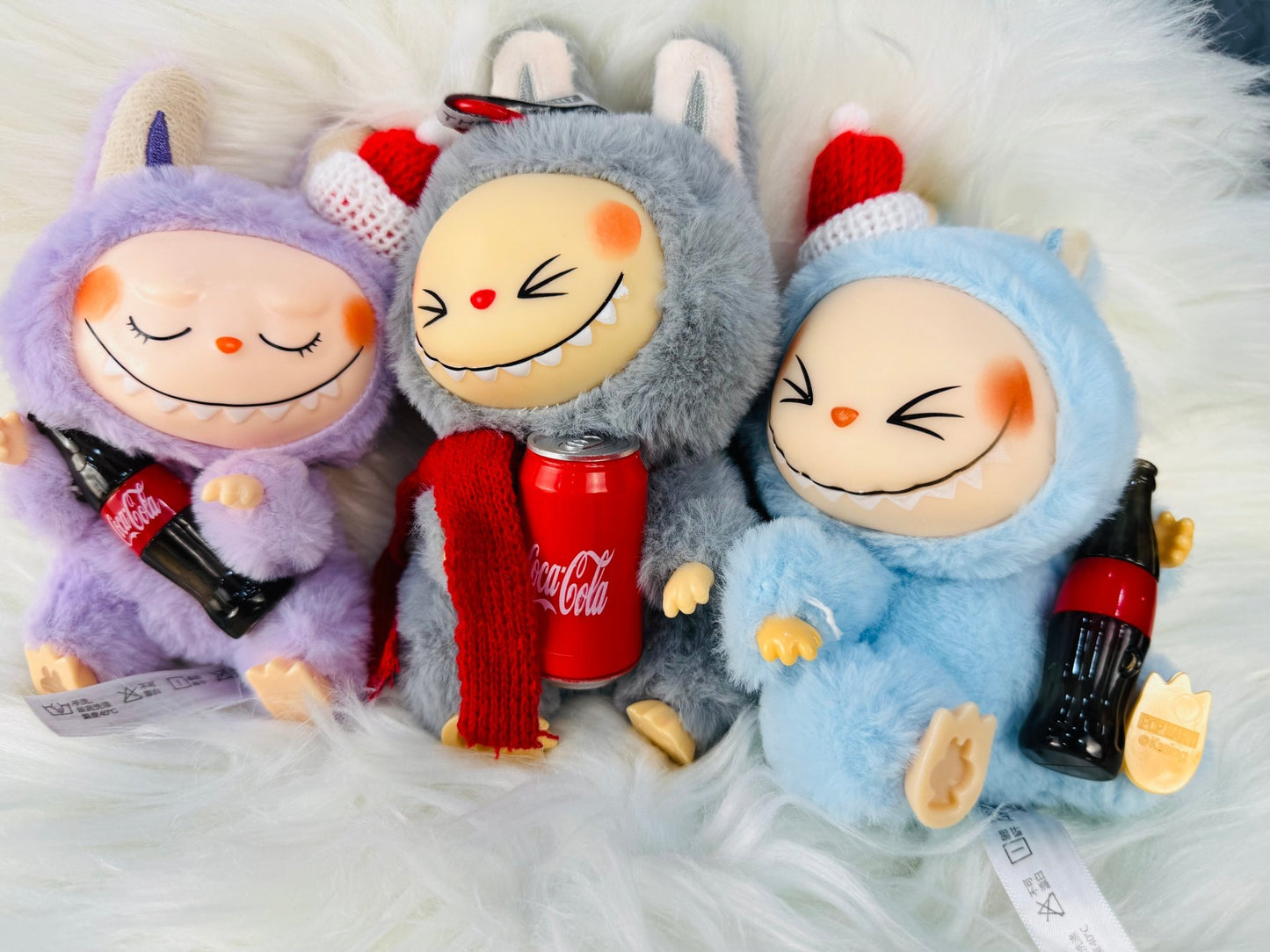 Labubu Monster Coca - Cola Series Plush Keychain Blind Box - 1 PC - Toynix