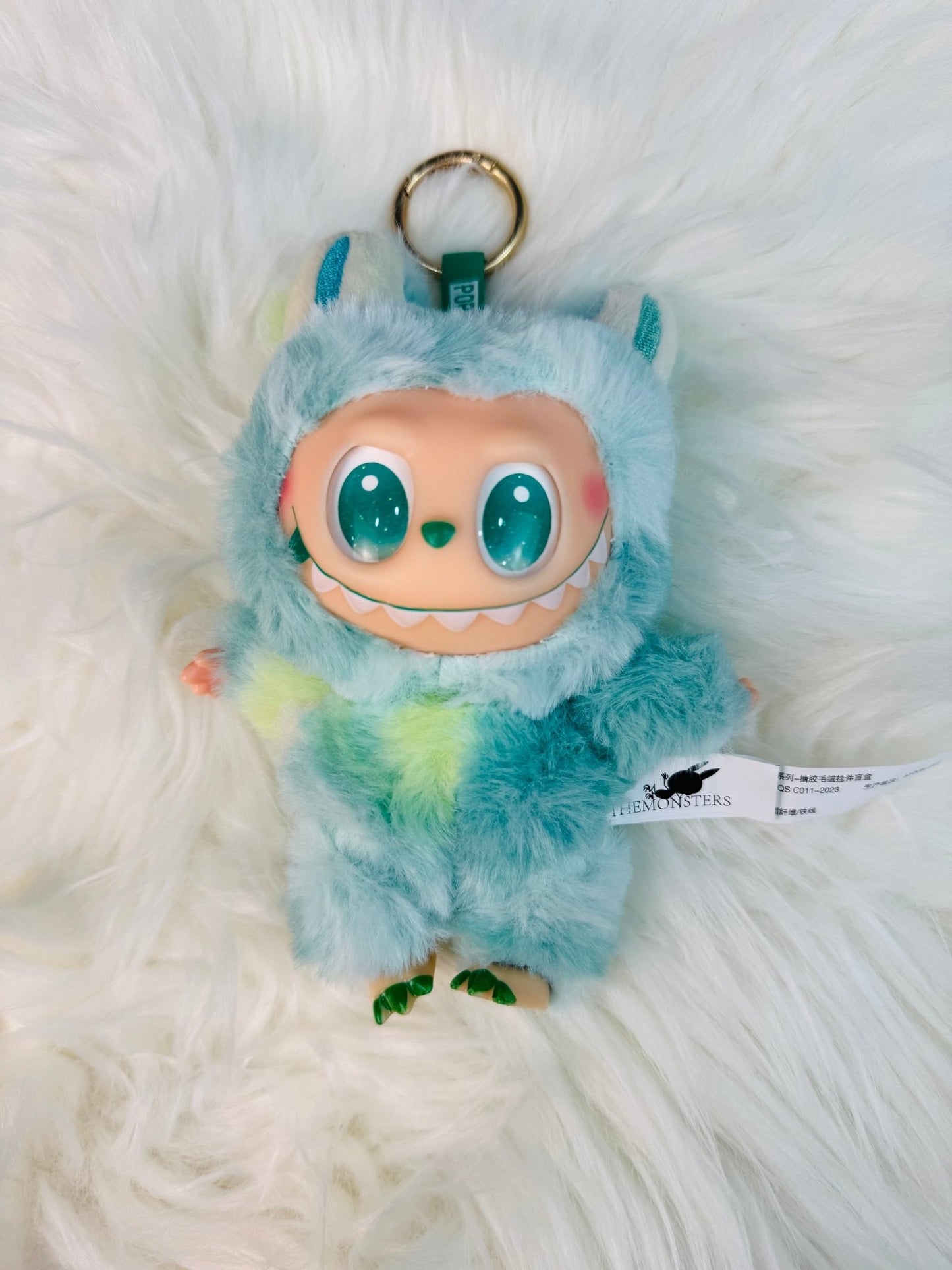 Labubu Big Into Energy Monster Plush Keychain - 1 PC (Green) - Toynix
