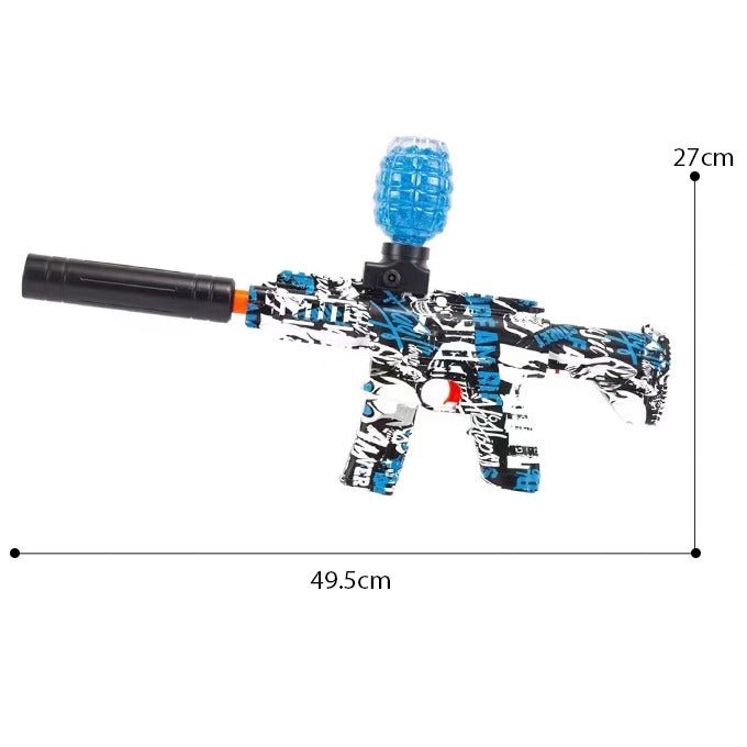 M416 Gel Blaster Rechargeable Electric Gun Toy With 1000 Pcs Gel Balls – Multi Color - Toynix