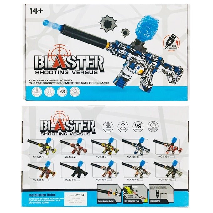 M416 Gel Blaster Rechargeable Electric Gun Toy With 1000 Pcs Gel Balls – Multi Color - Toynix