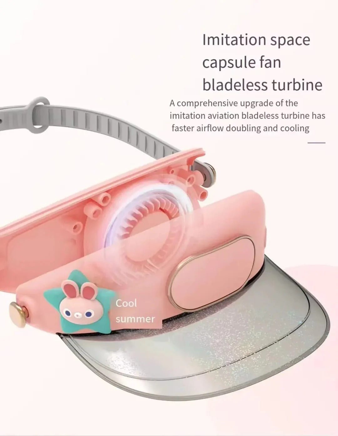 Sun Protector - Cute Hat with Cooling Fan - Toynix