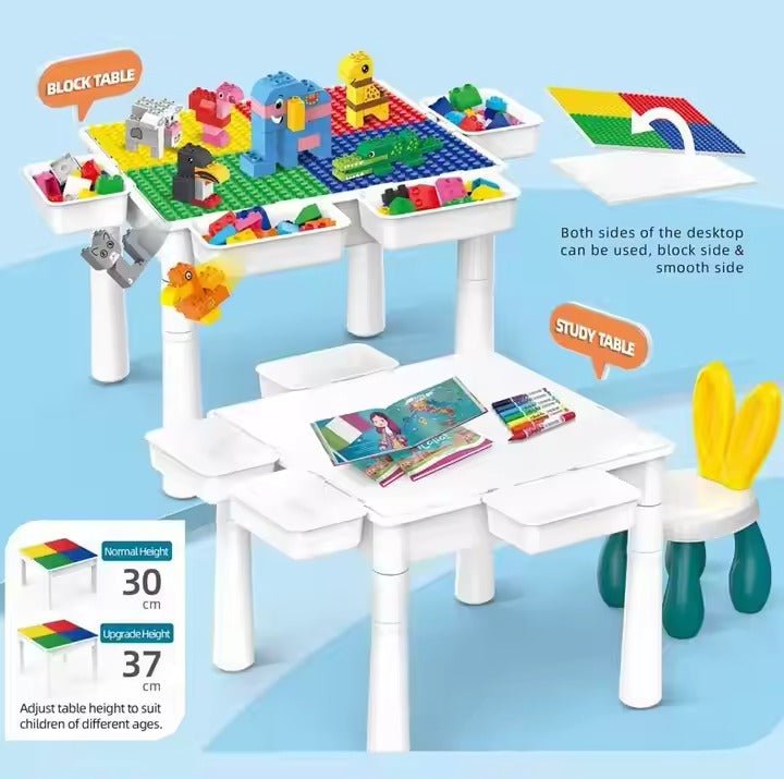 DIY Animal World Table Building Blocks 102 Pcs - Toynix