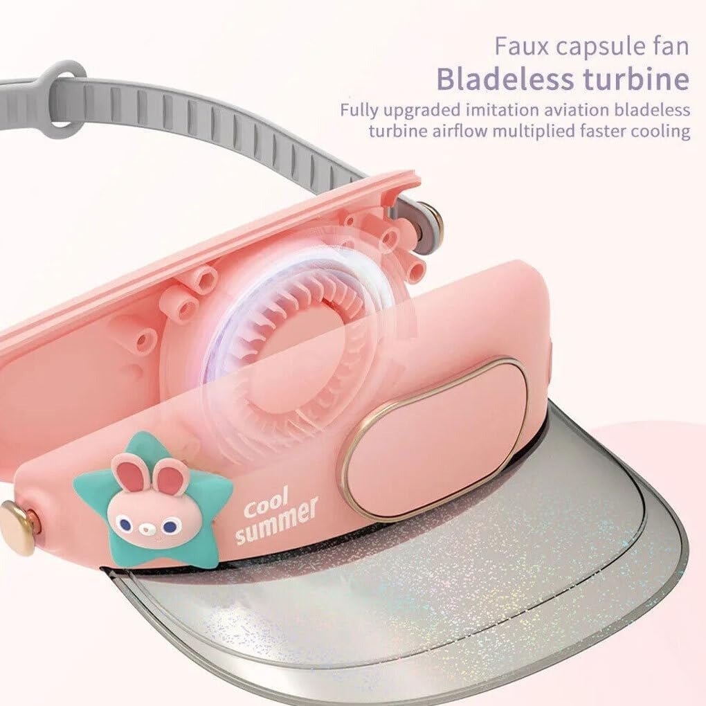 Sun Protector - Cute Hat with Cooling Fan - Toynix