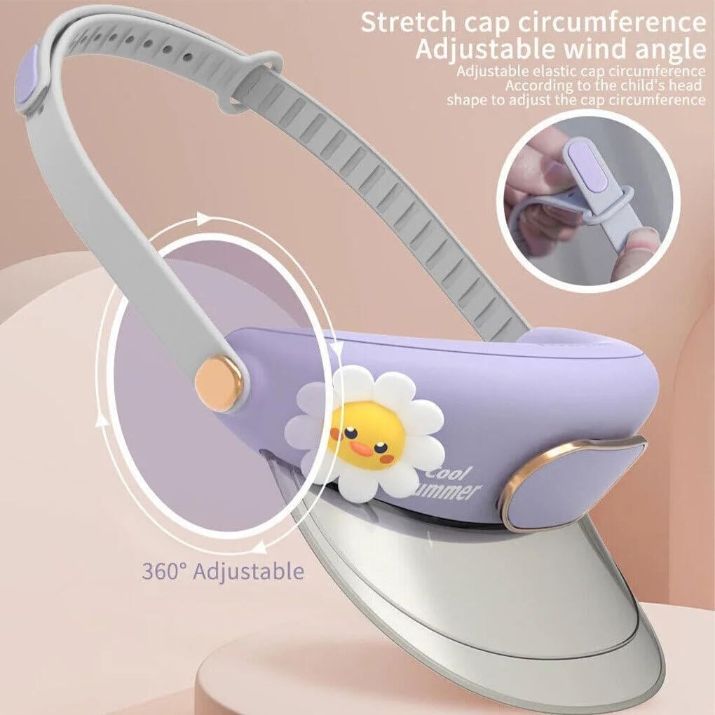 Sun Protector - Cute Hat with Cooling Fan - Toynix