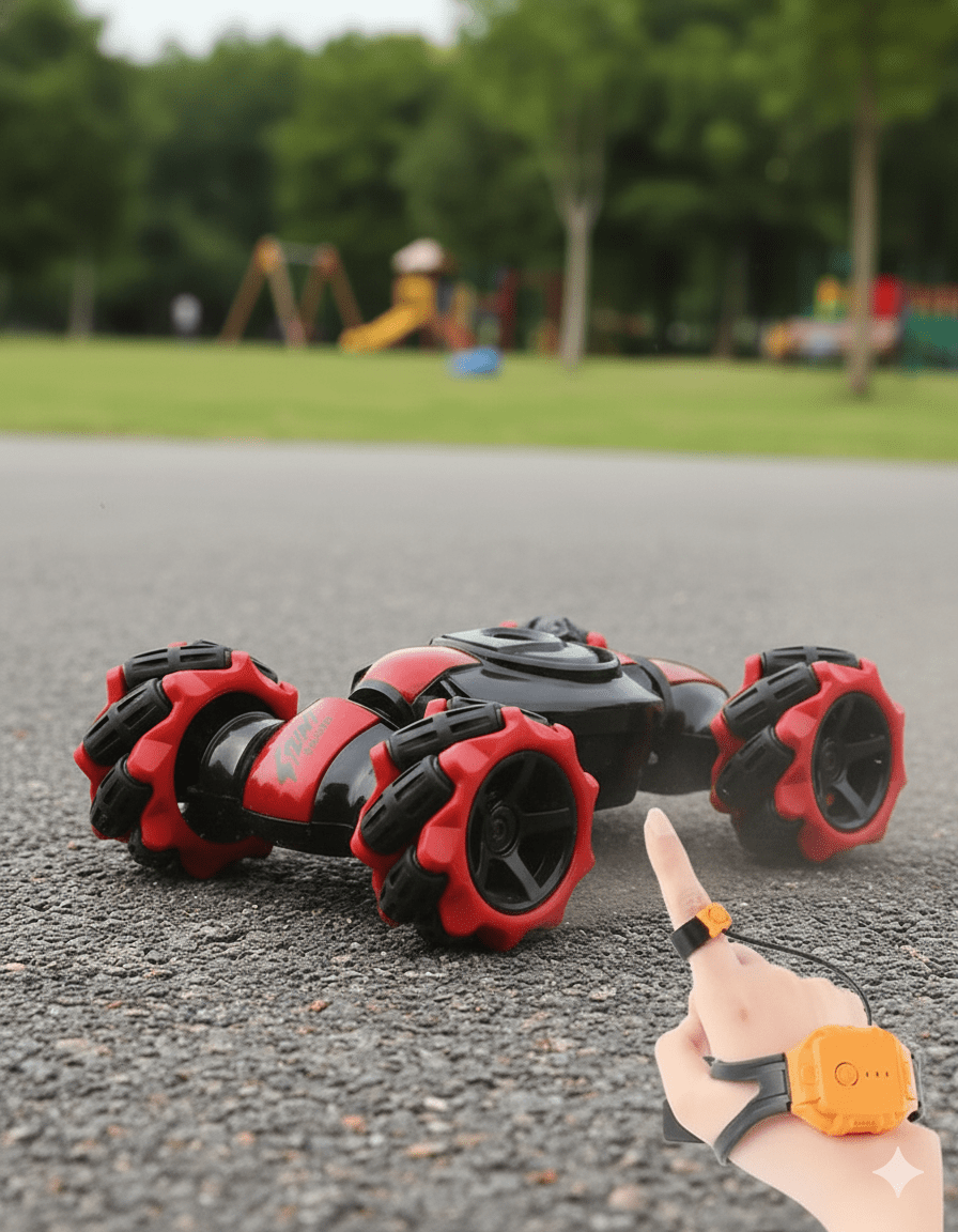 Remote Control Twisting Hand Gesture Sensing RC Stunt Car - Toynix