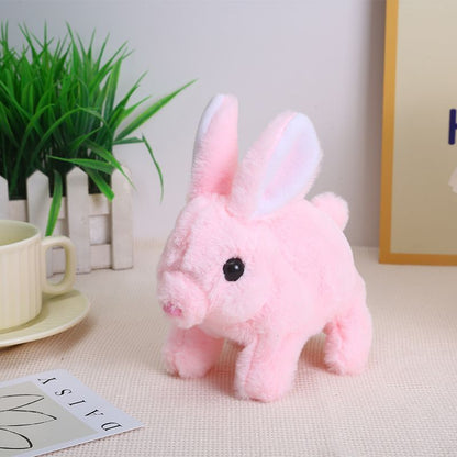 Plush Rabbit Toy with Sound and Motion for Kids (Random Colors) - Toynix