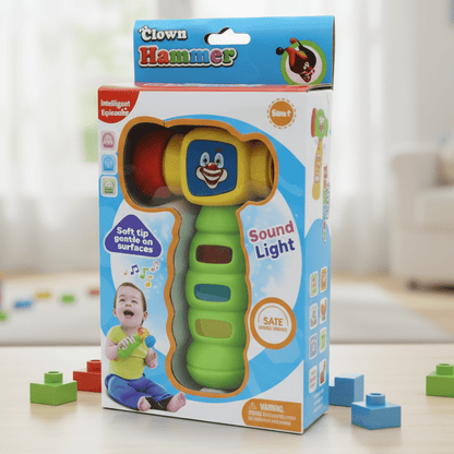 Clown Hammer Light Up Toy Game - Toynix