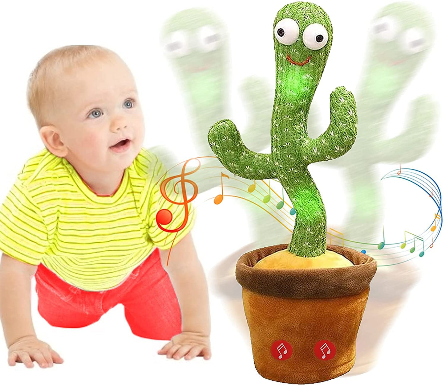 Dancing talking Cactus Toy (Rechargeable) Toynix