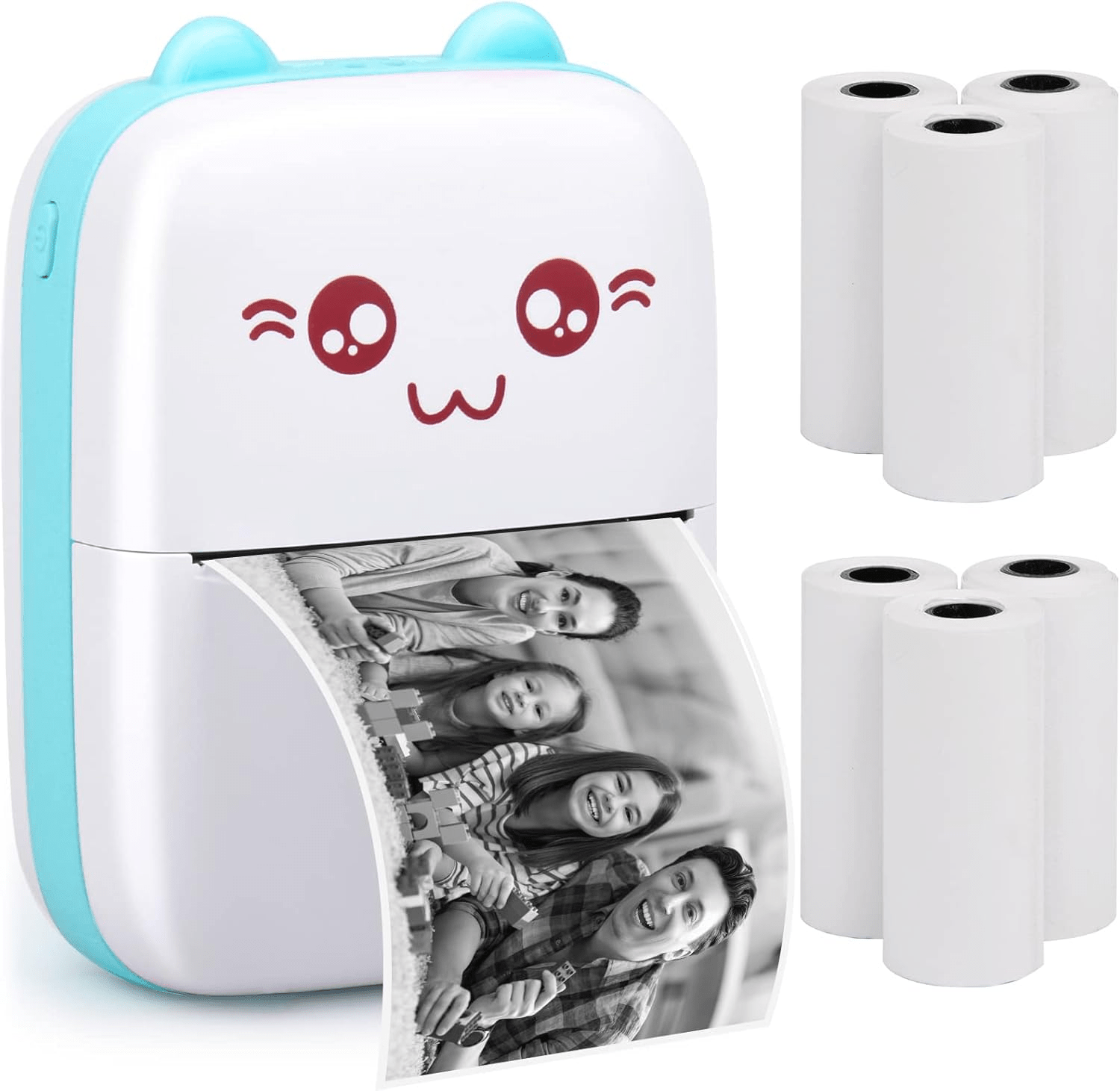 Pocket Inkless Mini Printer - Thermal Portable Bluetooth Wireless Mini Printer - Toynix