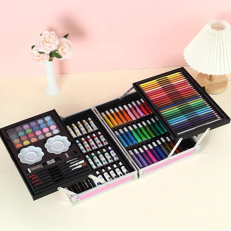 Coloring Drawing Painting Kit for Kids 145 Pcs - Toynix