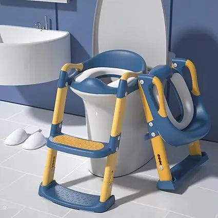 3 In 1 Toilet Seat Toilet Trainer With Ladder (random color) Toynix