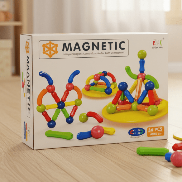 Magnetic Building Blocks Educational Toy - Toynix