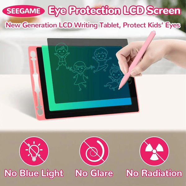 4.5 Inch LCD Multicolor Screen Writing Tablet Erasable Writing Board - Toynix