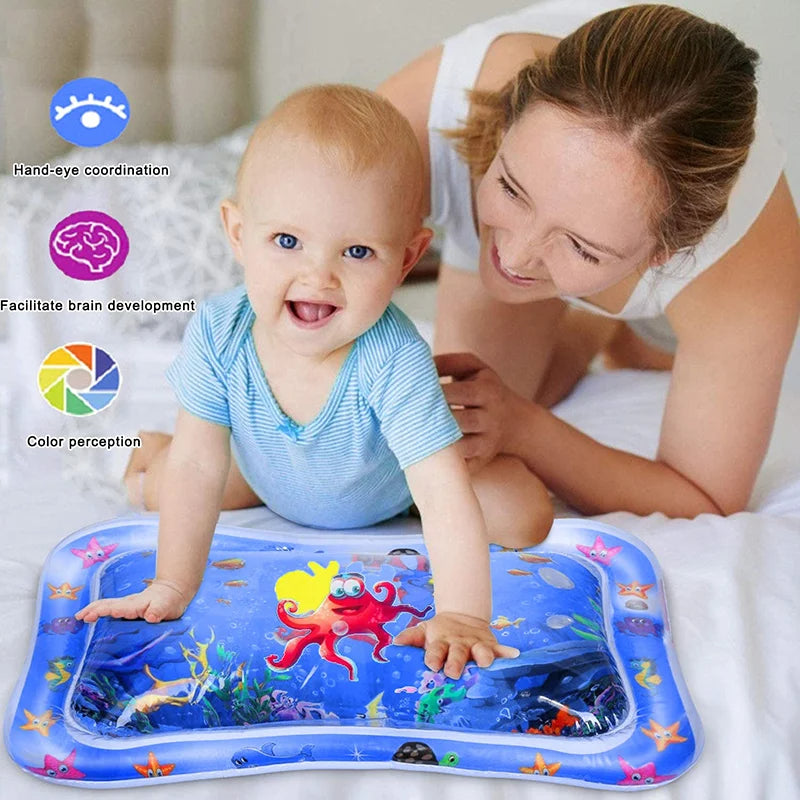 Premium Baby Inflatable Water Tummy Time Mat Toynix