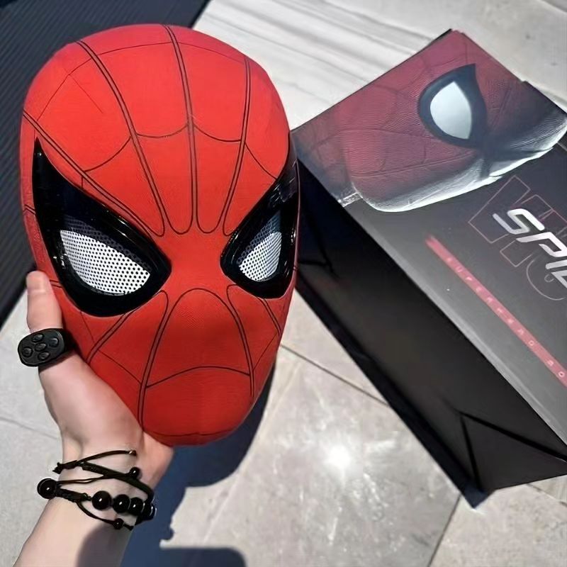 Realistic Spiderman Mask With Moving Eyes - Toynix