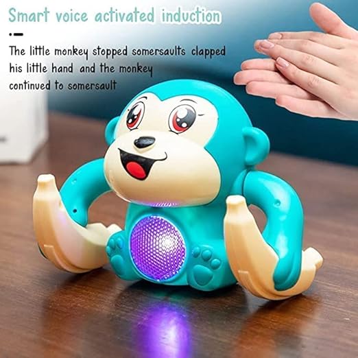 Rolling Banana Monkey Toys with Voice/Touch Sensor ON Dancing Monkey Toy Toynix