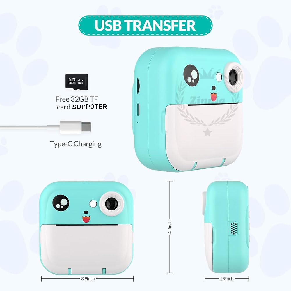 Mini Pocket Printer for Student Toynix