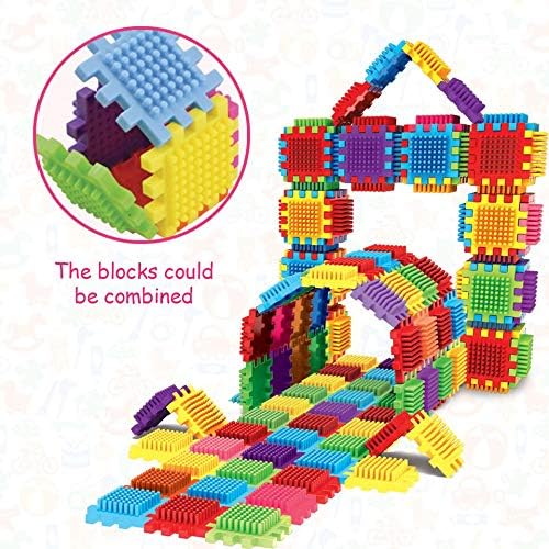 Kids Play Blocks, Creative Building Blocks - 120 Pcs - Toynix