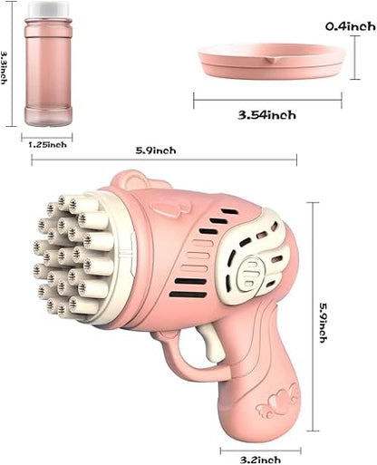 23 Holes Bubble Machine Gun for Kids Toynix