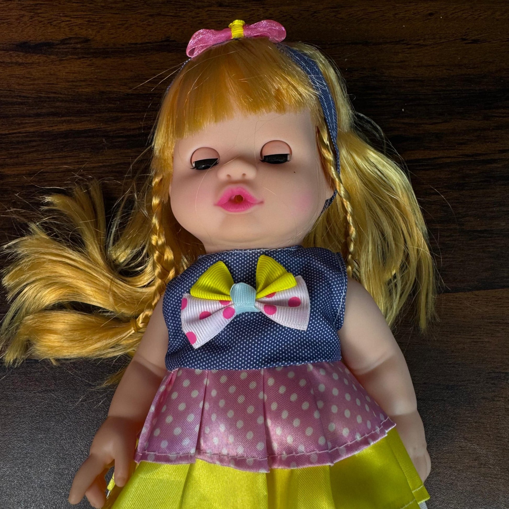 Baby Doll Happy Every Day with Feeding Bottle & Music - Toynix