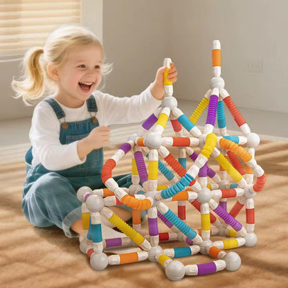 DIY Telescopic Magnetic Building Blocks - Toynix