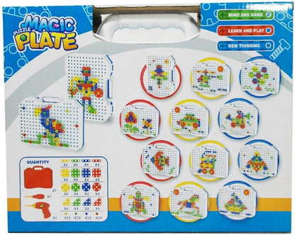 Puzzle Magic Plate Bag DIY Education toy for kids Toynix