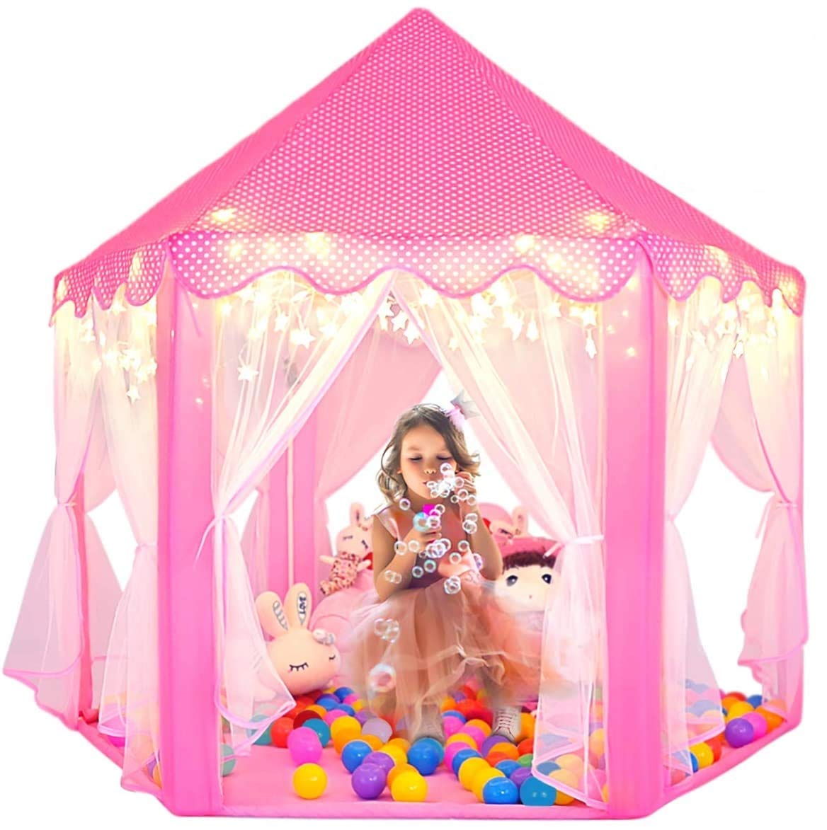 Princess Castle Play Tent House for Kids – Dreamy Playhouse for Your Little Princess Toynix