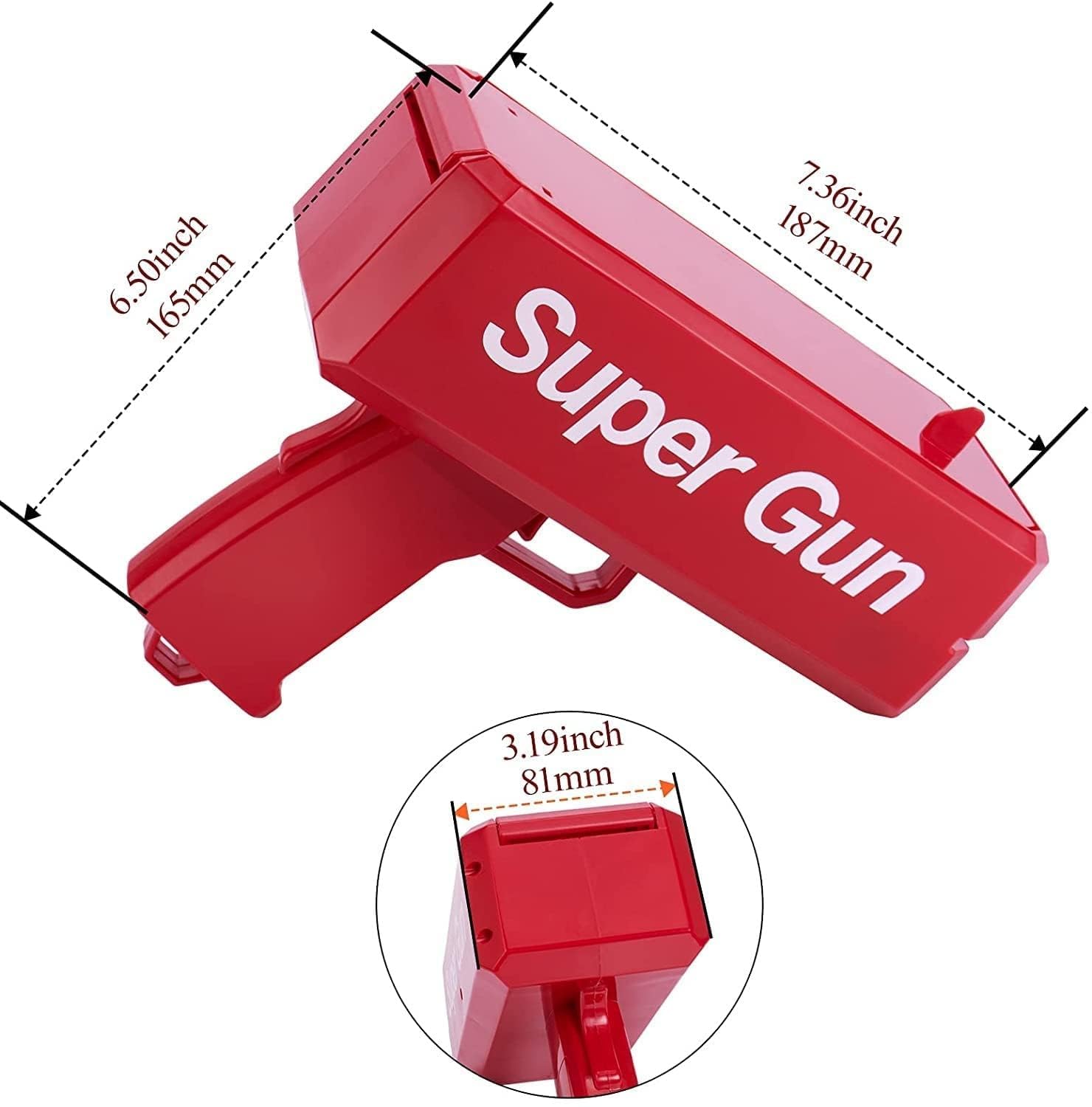 Money Gun Paper Spary Machine Toy - Toynix