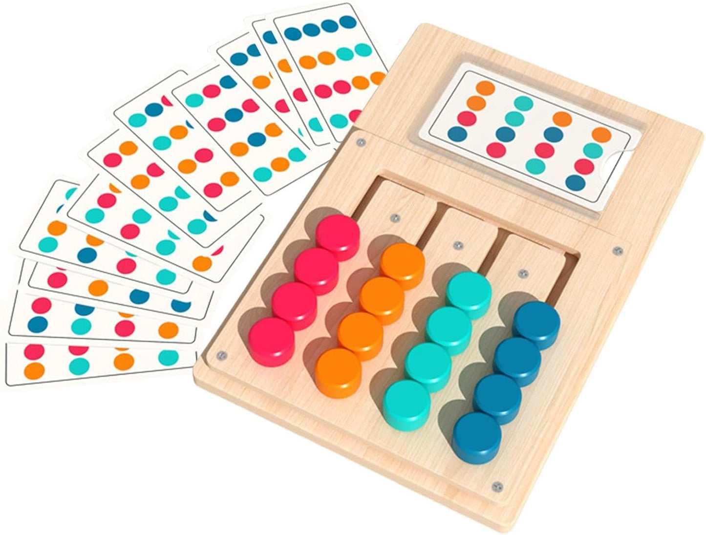 Wooden Color Matching Puzzle Board Game