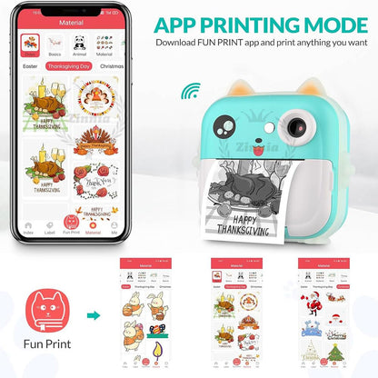 Mini Pocket Printer for Student Toynix