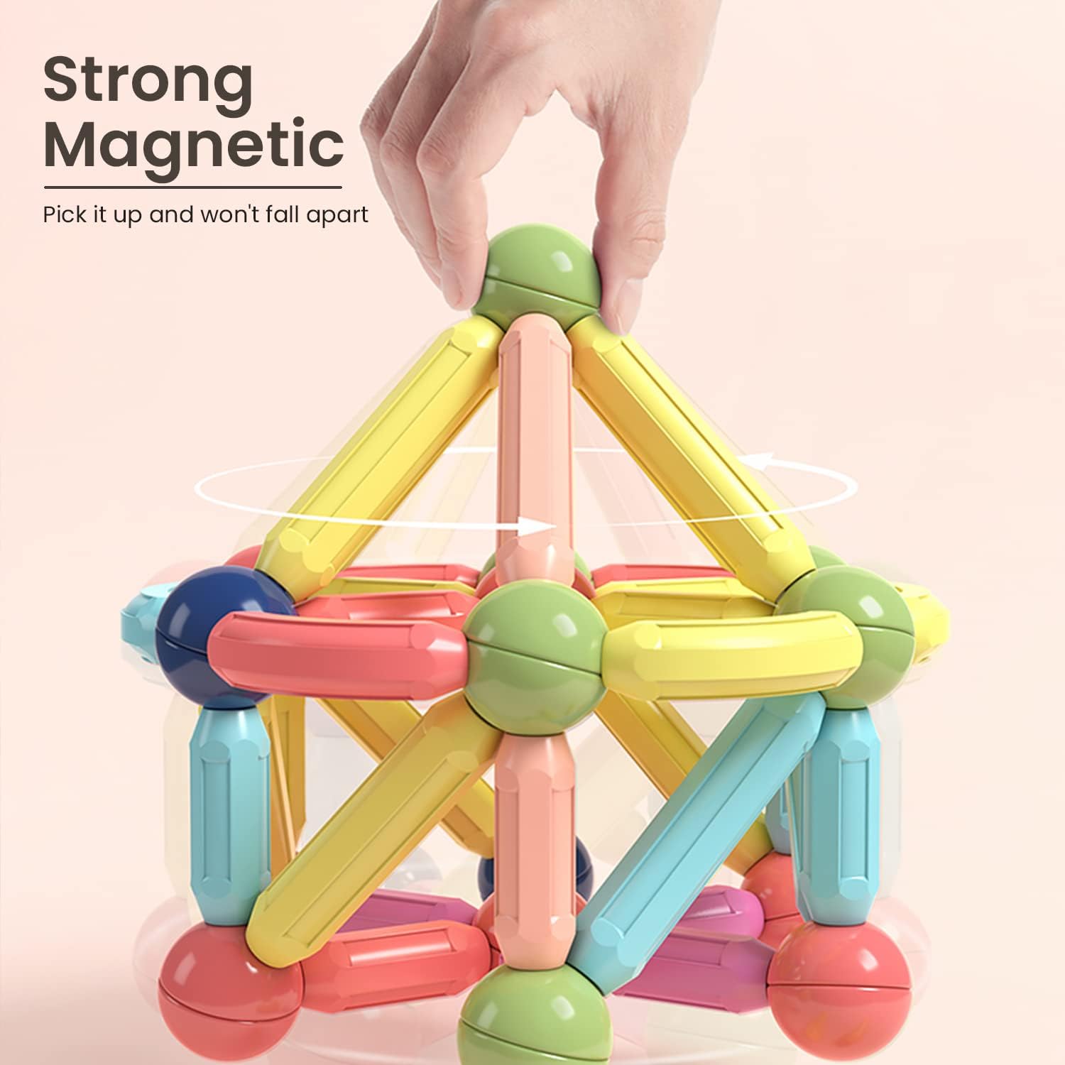 Fashion magnetic building sticks