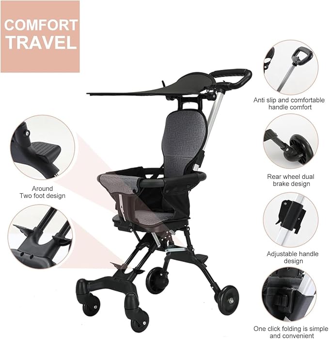 Foldable & Light Weight Baby Stroller | Baby Carrier - Toynix